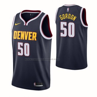 Maglia Denver Nuggets Aaron Gordon NO 50 Icon 2021 Blu