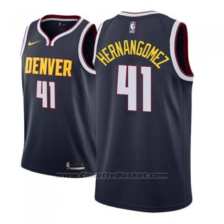 Maglia Denver Nuggets Juan Hernangomez #41 Icon 2018-19 Blu