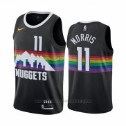 Maglia Denver Nuggets Monte Morris #11 Citta Nero