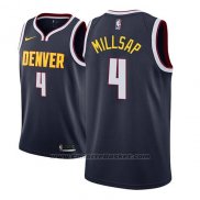 Maglia Denver Nuggets Paul Millsap #4 Icon 2018-19 Blu