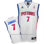 Maglia Detroit Pistons Brandon Jennings #7 Bianco