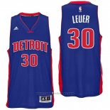 Maglia Detroit Pistons Jon Leuer #30 Blu