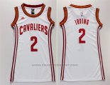 Maglia Donna Cleveland Cavaliers Kyrie Irving #2 Bianco