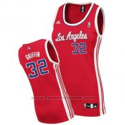 Maglia Donna Los Angeles Clippers Blake Griffin #32 Rosso