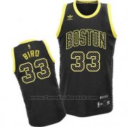 Maglia Elettricita Moda Boston Celtics Larry Bird #33 Nero