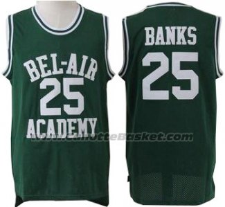 Maglia Film Bel-Air Academy Banks #25 Verde