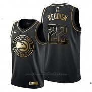 Maglia Golden Edition Atlanta Hawks Cam Reddish #22 Nero