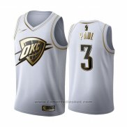 Maglia Golden Edition Oklahoma City Thunder Chris Paul #3 2019-20 Bianco