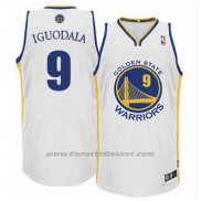 Maglia Golden State Warriors Andre Iguodala #9 Bianco