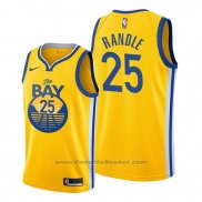 Maglia Golden State Warriors Chasson Randle #25 Statement 2020 Giallo