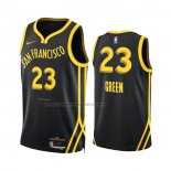 Maglia Golden State Warriors Draymond Green #23 Citta 2023-24 Nero