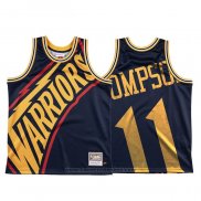 Maglia Golden State Warriors Klay Thompson #11 Mitchell & Ness Big Face Blu