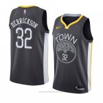 Maglia Golden State Warriors Marcus Derrickson #32 Statement 2018 Nero
