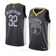 Maglia Golden State Warriors Marcus Derrickson #32 Statement 2018 Nero