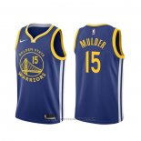 Maglia Golden State Warriors Mychal Mulder #15 Icon Blu