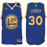 Maglia Golden State Warriors Stephen Curry #30 Blu