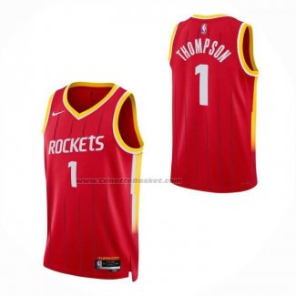 Maglia Houston Rockets Amen Thompson No 1 Icon 2026-27 Rosso