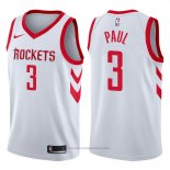 Maglia Houston Rockets Chris Paul #3 2017-18 Bianco