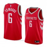 Maglia Houston Rockets Vincent Edwards #6 Icon 2017-18 Rosso