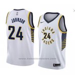 Maglia Indiana Pacers Alize Johnson #24 Association 2018 Bianco