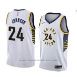 Maglia Indiana Pacers Alize Johnson #24 Association 2018 Bianco