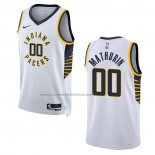 Maglia Indiana Pacers Bennedict Mathurin #00 Association 2022-23 Bianco