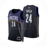 Maglia Indiana Pacers Buddy Hield #24 Citta 2022-23 Blu