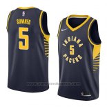 Maglia Indiana Pacers Edmond Sumner #5 Icon 2018 Blu