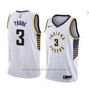 Maglia Indiana Pacers Joe Young #3 Association 2018 Bianco