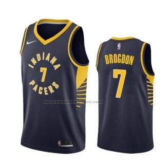 Maglia Indiana Pacers Malcolm Brogdon NO 7 Icon Blu