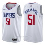 Maglia Los Angeles Clippers Boban Marjanovic #51 Association 2017-18 Bianco