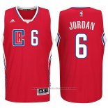 Maglia Los Angeles Clippers DeAndre Jordan #6 Rosso