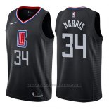 Maglia Los Angeles Clippers Tobias Harris #34 Statement 2019 Nero