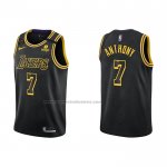 Maglia Los Angeles Lakers Carmelo Anthony NO 7 Mamba 2021-22 Nero