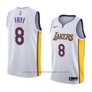 Maglia Los Angeles Lakers Channing Frye #8 Association 2018 Bianco