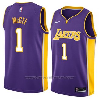 Maglia Los Angeles Lakers Javale Mcgee #1 Statement 2018 Viola