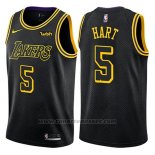 Maglia Los Angeles Lakers Josh Hart #5 Citta 2018 Nero