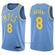 Maglia Los Angeles Lakers Kobe Bryant #8 Classic 2017-18 Blu