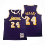 Maglia Los Angeles Lakers Kobe Bryant #24 Mitchell & Ness 2007-08 Viola
