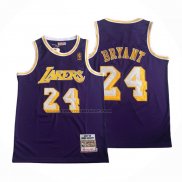 Maglia Los Angeles Lakers Kobe Bryant #24 Mitchell & Ness 2007-08 Viola