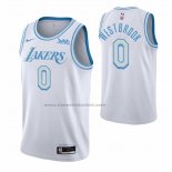Maglia Los Angeles Lakers Russell Westbrook NO 0 Citta 2020-21 Bianco
