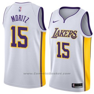 Maglia Los Angeles Lakers Wagner Moritz #15 Association 2018 Bianco