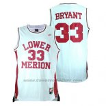 Maglia Lower Merion Kobe Bryant #33 Bianco