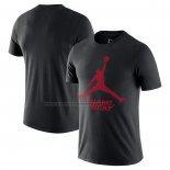 Maglia Manica Corta Miami Heat Essential Jumpman Nero