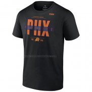 Maglia Manica Corta Phoenix Suns 2023 NBA Playoffs Jump Ball Nero