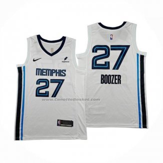 Maglia Memphis Grizzlies Cameron Boozer No 27 Association 2026-27 Bianco