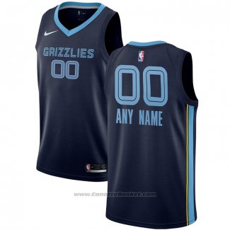 Maglia Memphis Grizzlies Personalizzate Icon Blu