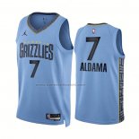 Maglia Memphis Grizzlies Santi Aldama #7 Statement 2022-23 Blu