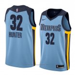 Maglia Memphis Grizzlies Vincent Hunter #32 Statement 2018 Blu