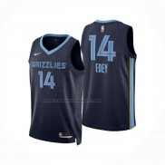 Maglia Memphis Grizzlies Zach Edey No 14 Icon 2025-26 Blu